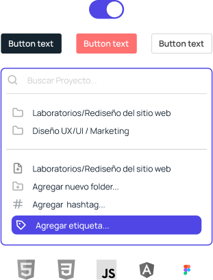 Imagen de columna representativa de componentes web